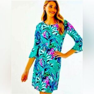 Lilly Pulitzer Knit Dress - Ophelia Maldives Green Hype It Up!